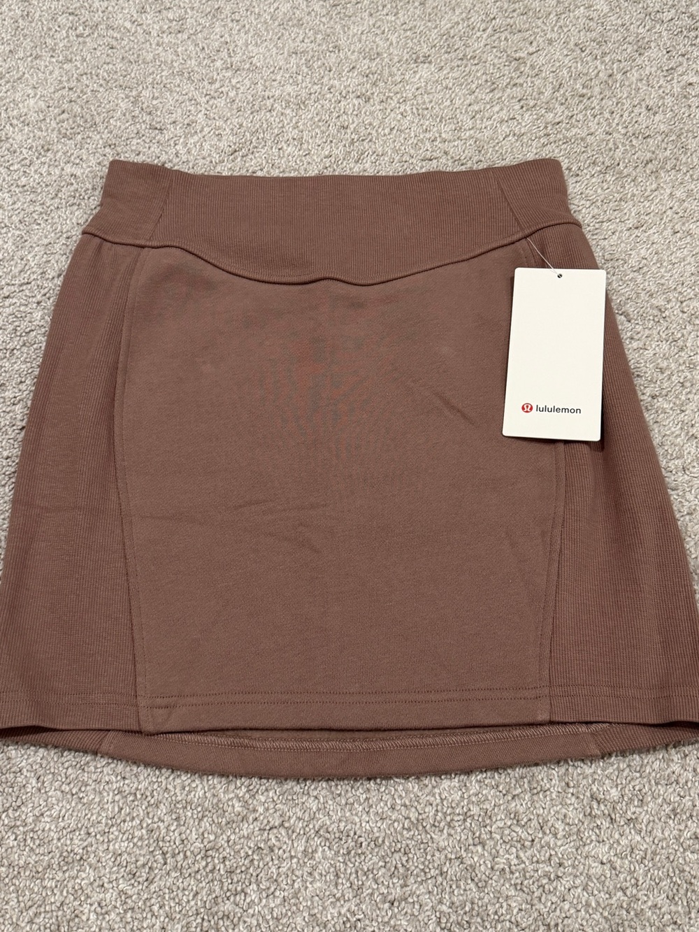 Lululemon Scuba High Rise Mini Skirt - Brown